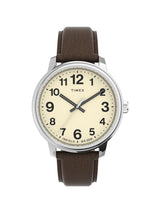 Timex Easy Reader Men 43 mm Cream Analog Watch TW2V21300