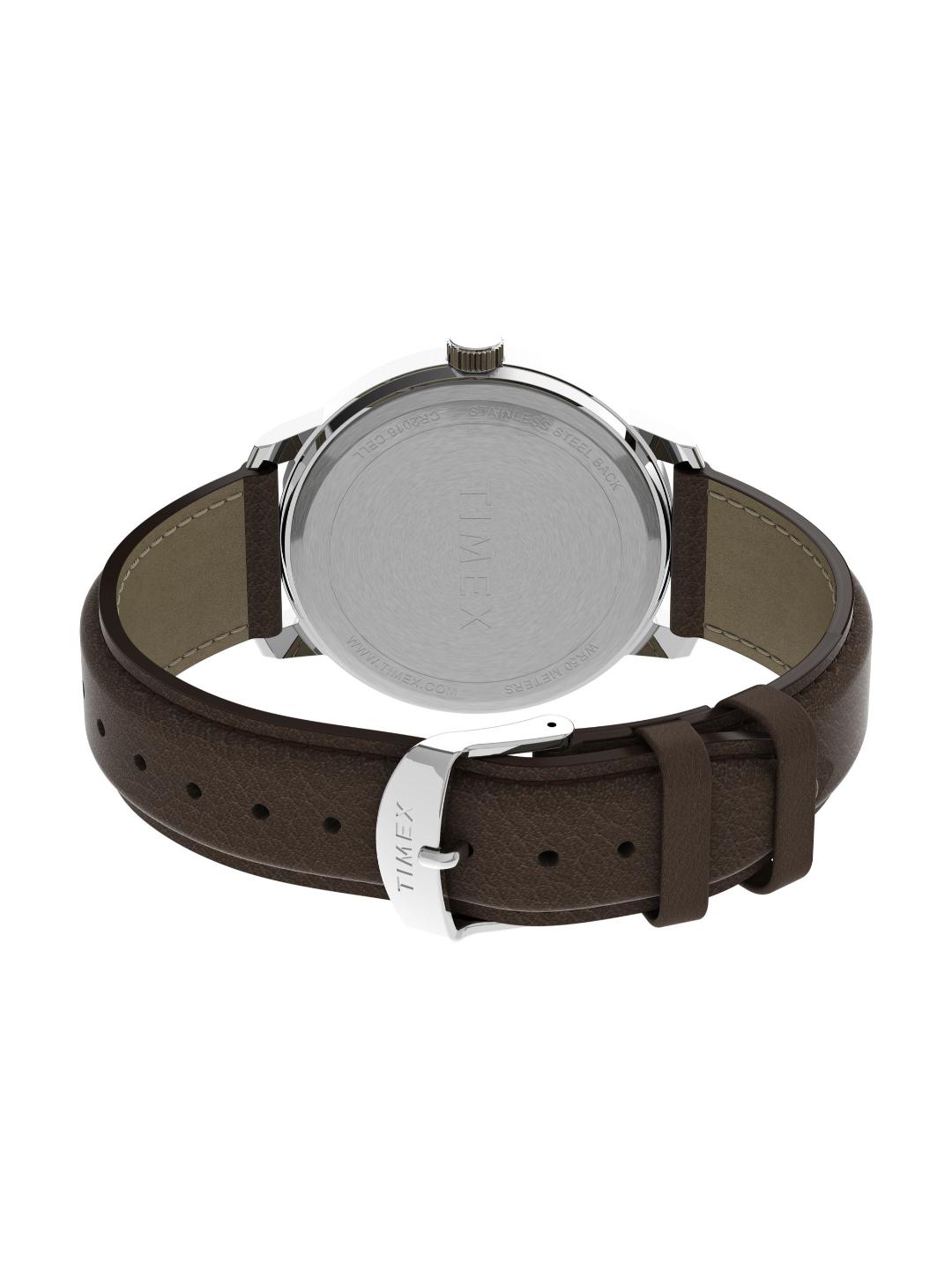 Timex Easy Reader Men 43 mm Cream Analog Watch TW2V21300
