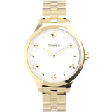 Timex 36 mm White Dial Analog Women Watch TW2V23300