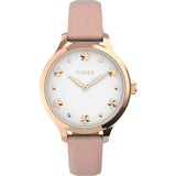 Timex 36 mm White Dial Analog Women Watch TW2V23700