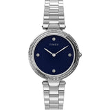 Timex 32 mm Blue Dial Analog Women Watch TW2V24000