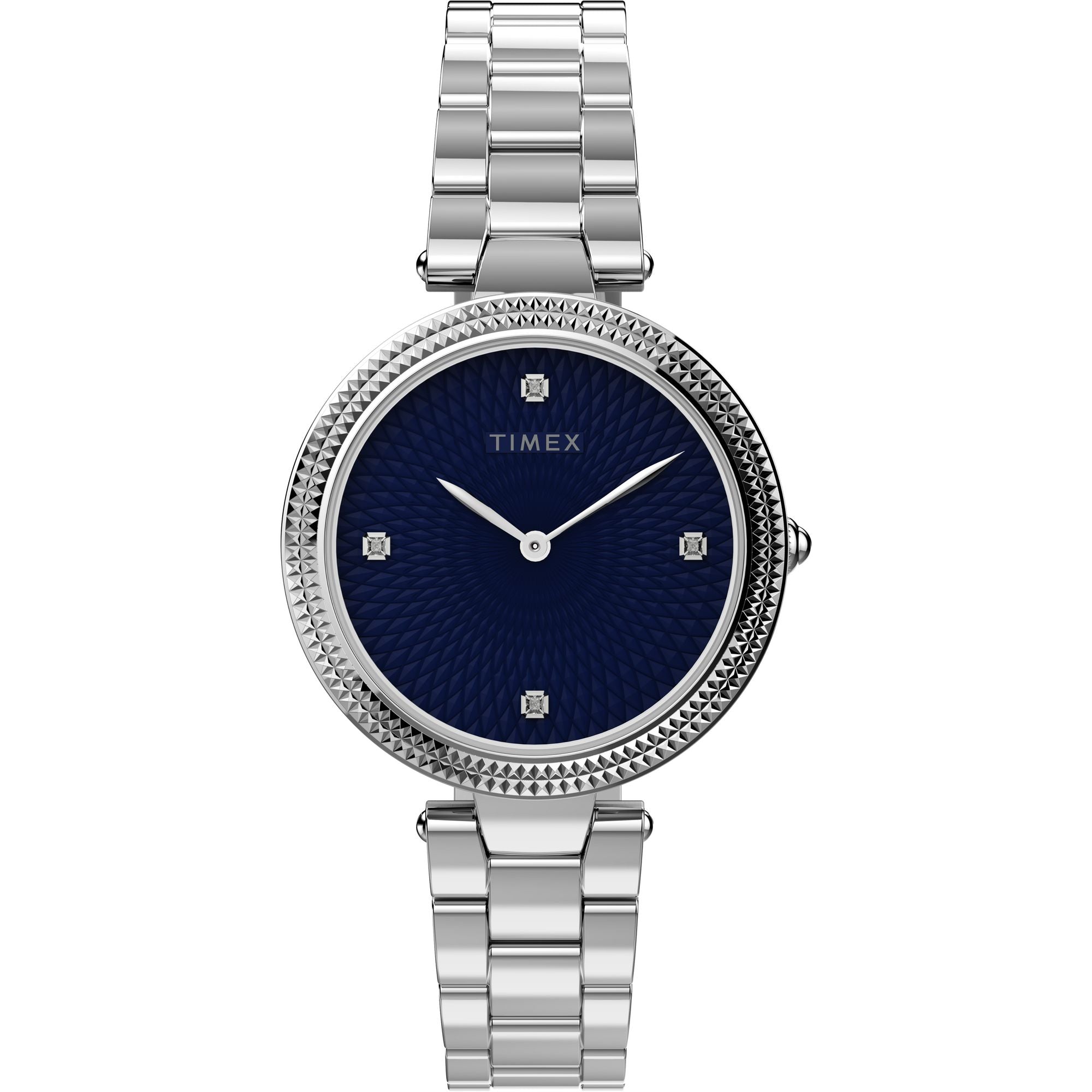 Timex 32 mm Blue Dial Analog Women Watch TW2V24000