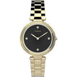 Timex Women 32 mm Size Black Dial Analog Watch TW2V24100