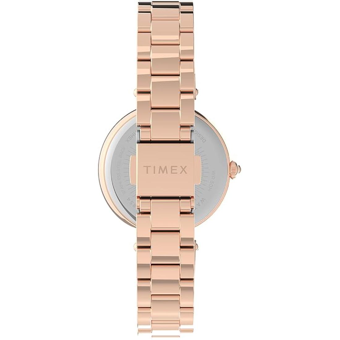 Timex 32 mm Women Pink Dial Analog Watch TW2V24300