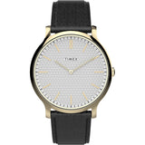 Timex 40 mm Silver Tone Dial Analog Men Watch TW2V28400