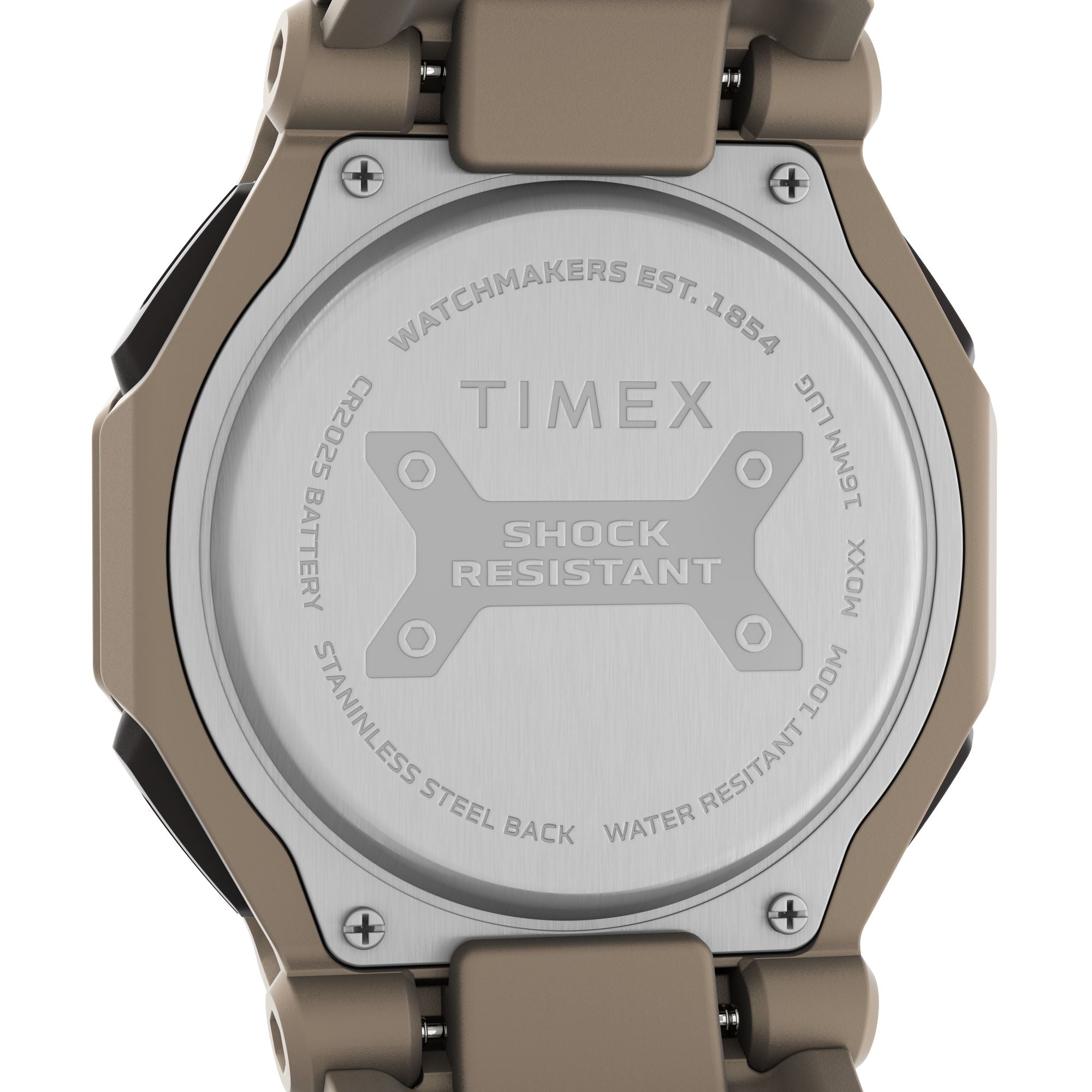 Timex 45 mm Tan Dial Analog Digital Men Watch TW2V35500