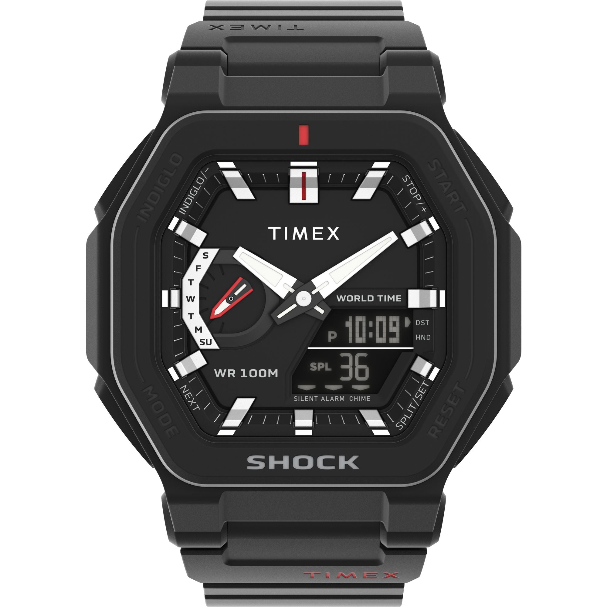 Timex 45 mm Black Dial Analog Digital Men Watch TW2V35600