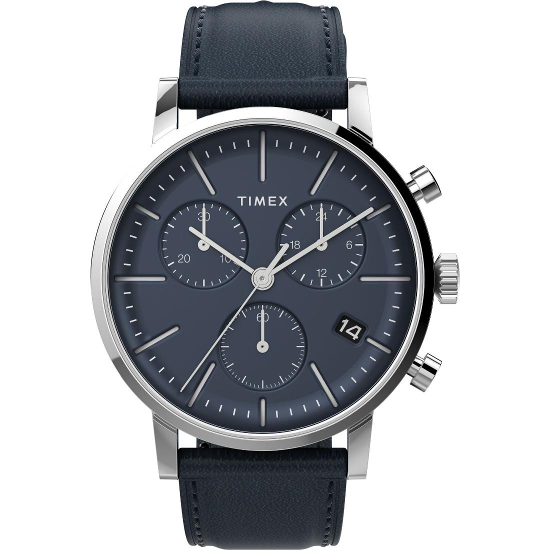 Timex Men 40 mm Size Blue Dial Analog Watch TW2V36800