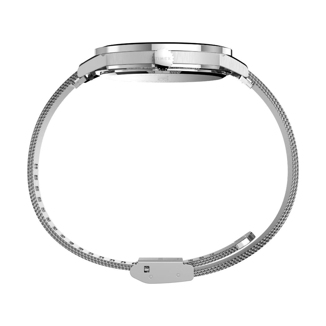 Timex Women 36 mm Size Silver Tone Dial Analog Watch TW2V36900