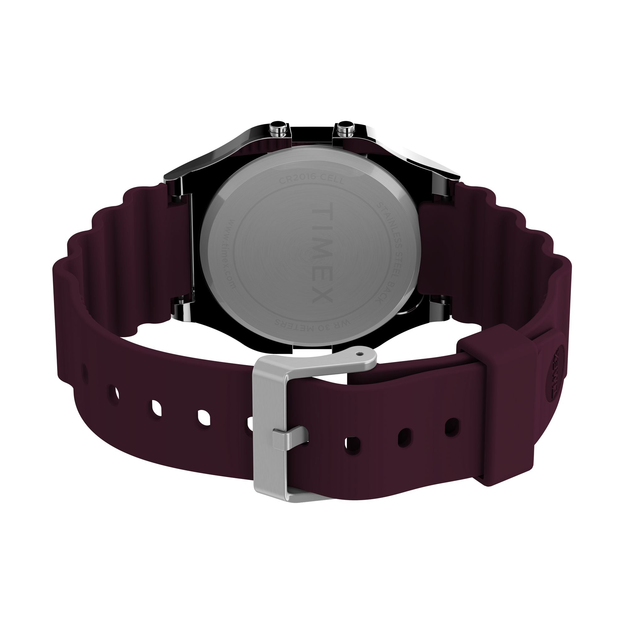 Timex T80 34 mm Square Green Dial Digital Unisex Watch TW2V41300