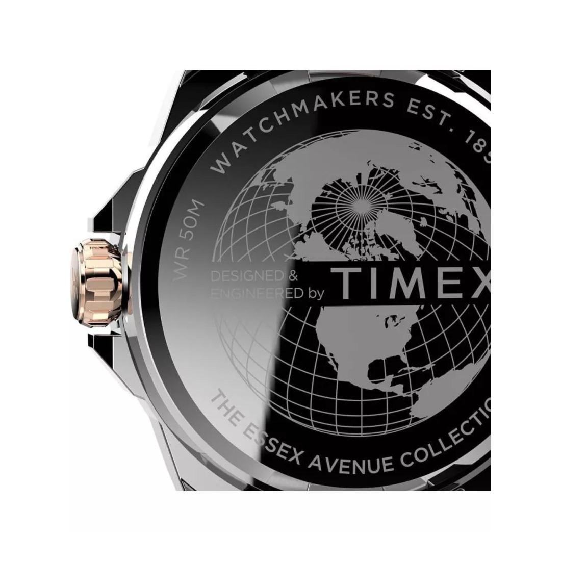 Timex Essex Avenue 44 mm Size Black Dial Men Watch - TW2V43100