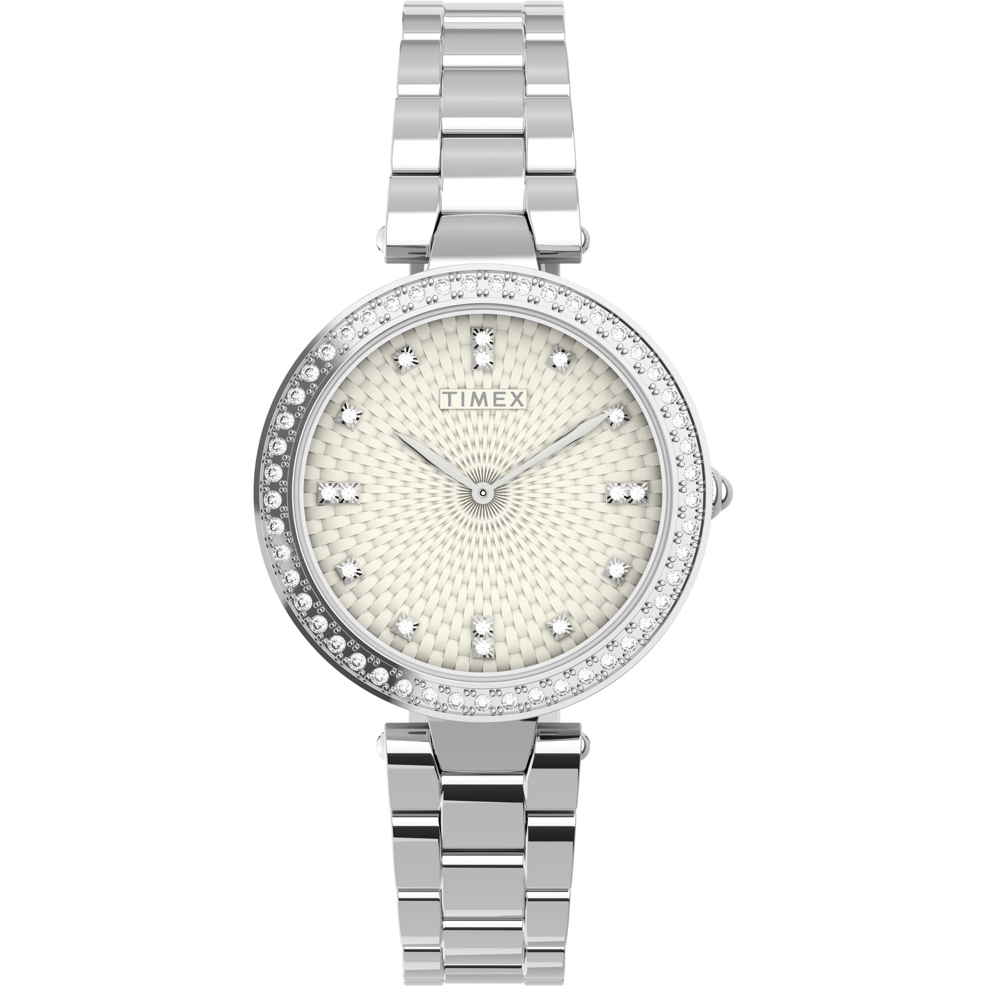Timex 32 mm Silver Tone Dial Analog Women Watch TW2V45000