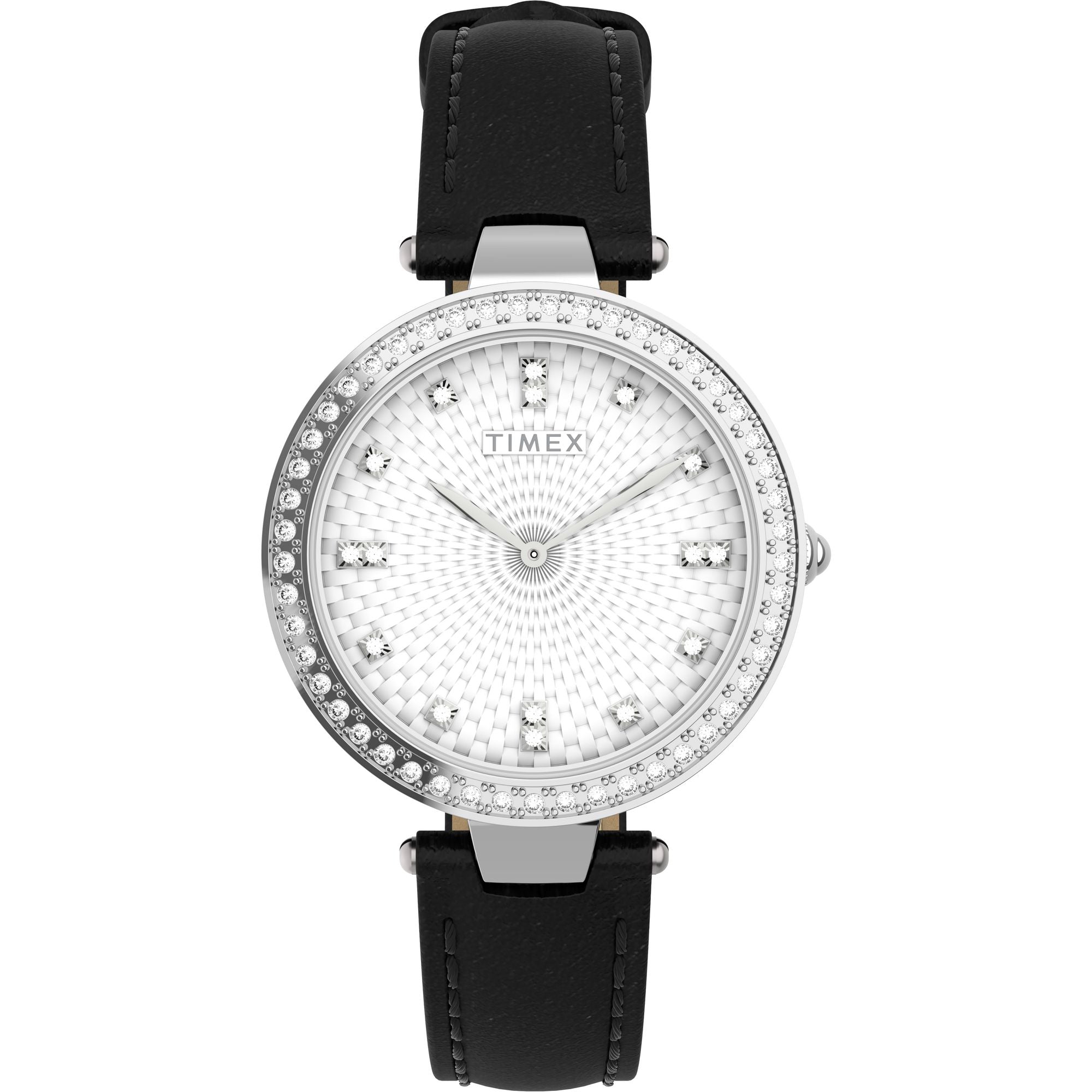 Timex 32 mm Silver Tone Dial Analog Women Watch TW2V45200