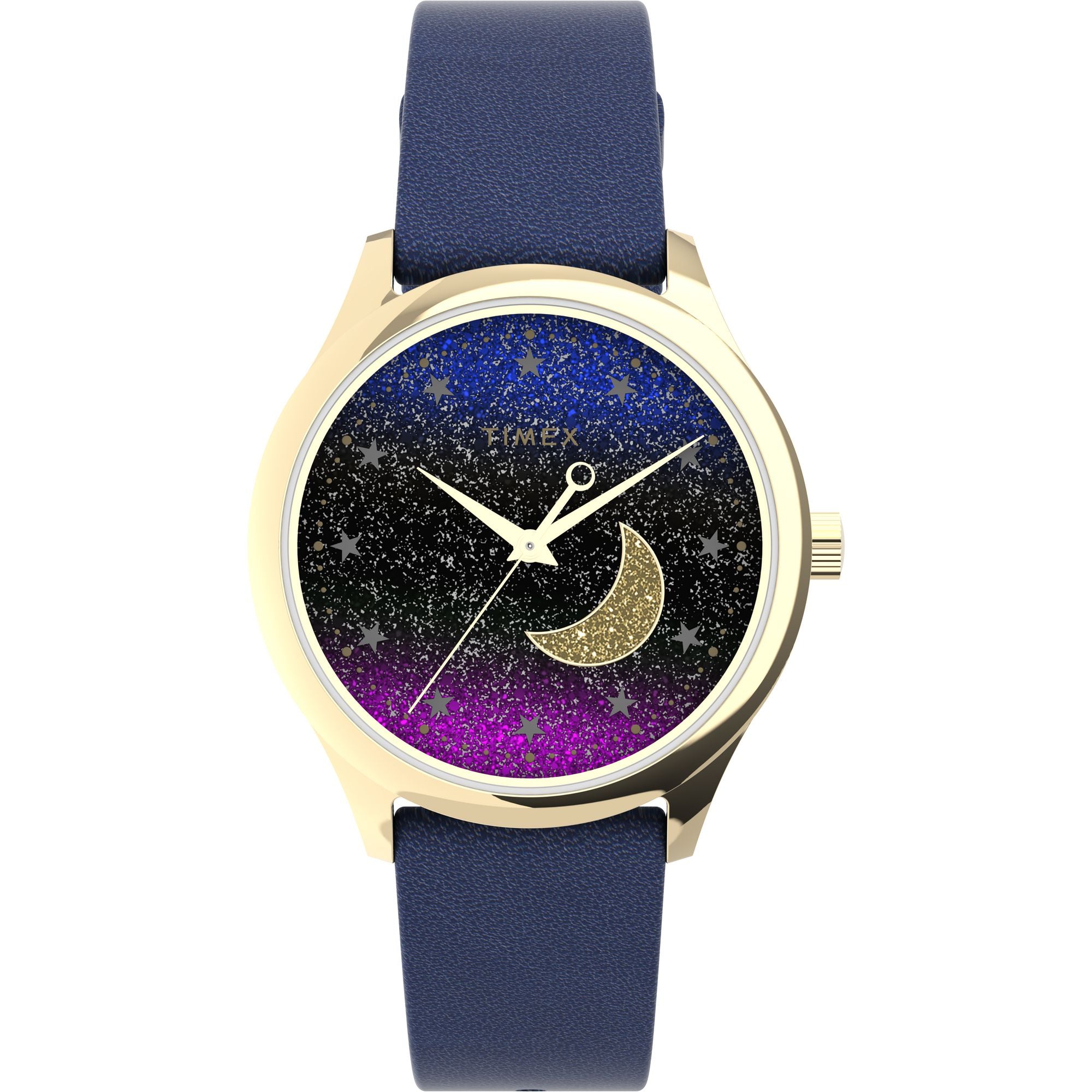 Timex 32 mm Purple Dial Analog Women Watch TW2V49300
