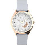 Timex 32 mm White Dial Analog Women Watch TW2V49400