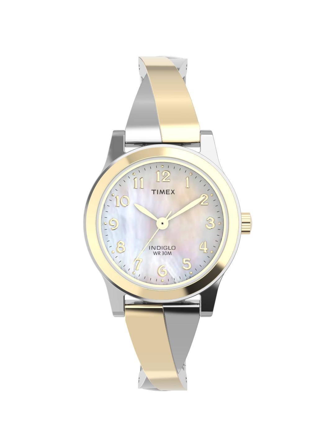 Timex Main Street 25 mm White Dial Women Analog Watch TW2V51100