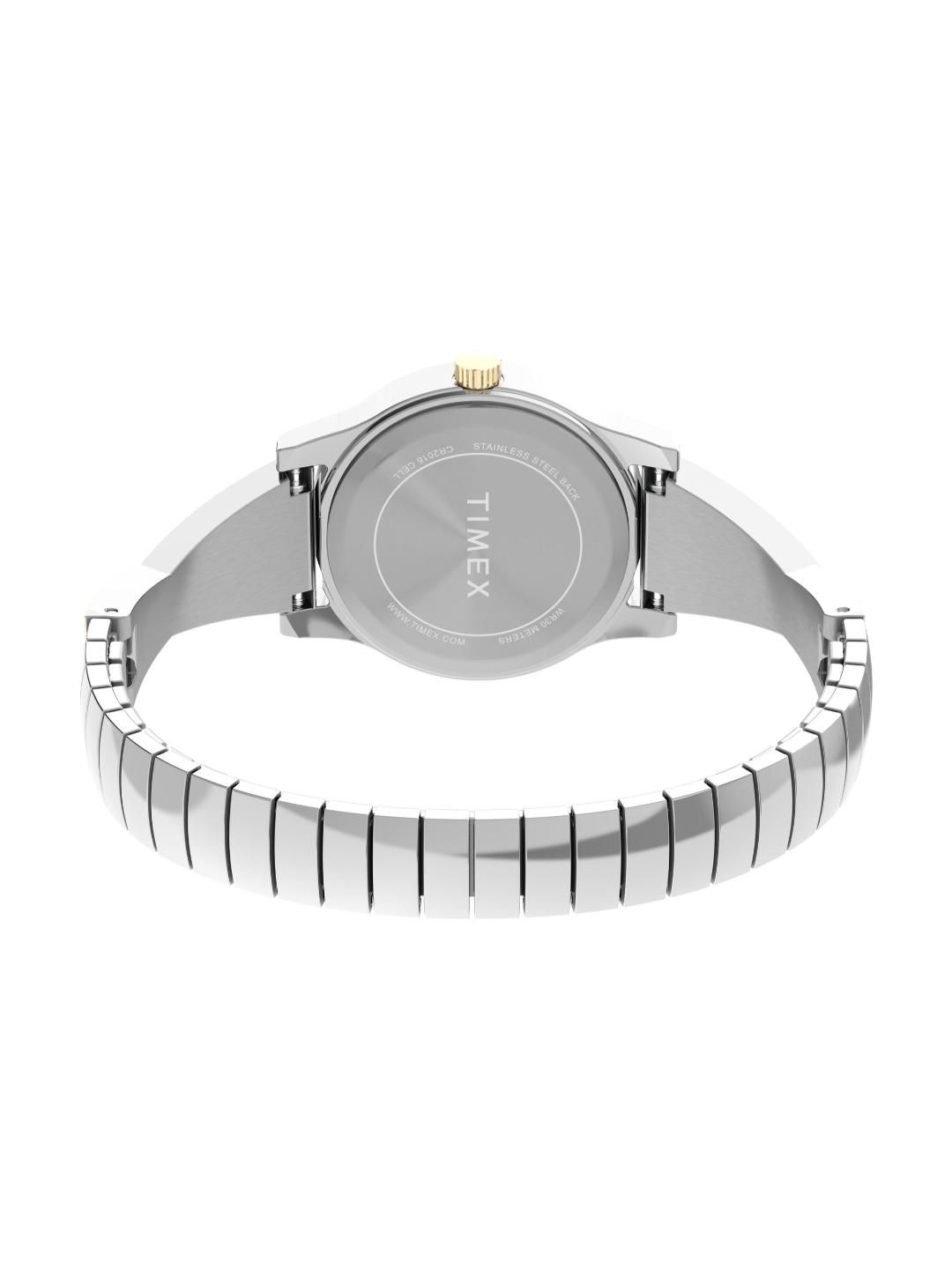 Timex Main Street 25 mm White Dial Women Analog Watch TW2V51100