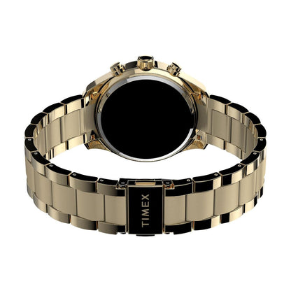 Timex TREND 38 mm Size Gold Dial Women Chronograph Watch - TW2V57800