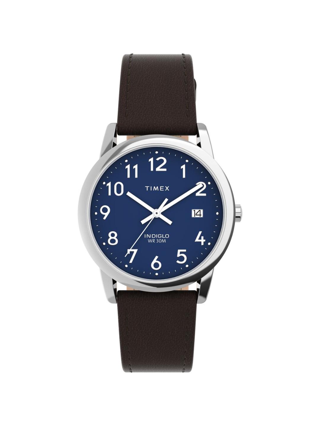 Timex Easy Reader Men 35 mm Blue Dial Analog Watch TW2V75200