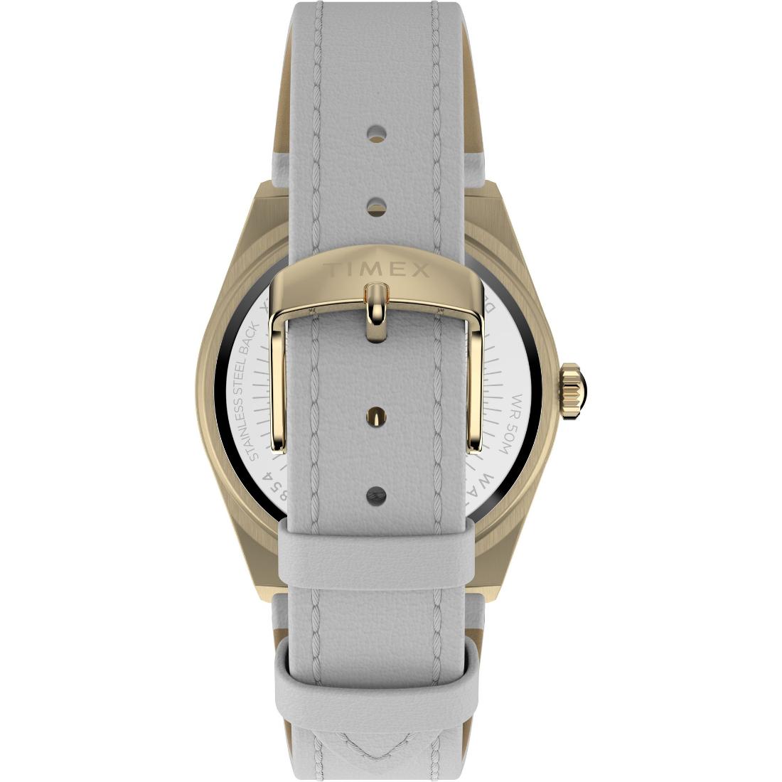 Timex Women 38 mm Size White Dial Analog Watch TW2V80500