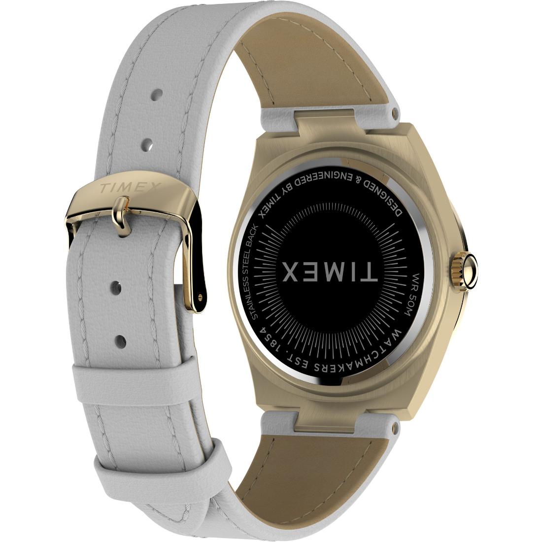 Timex Women 38 mm Size White Dial Analog Watch TW2V80500