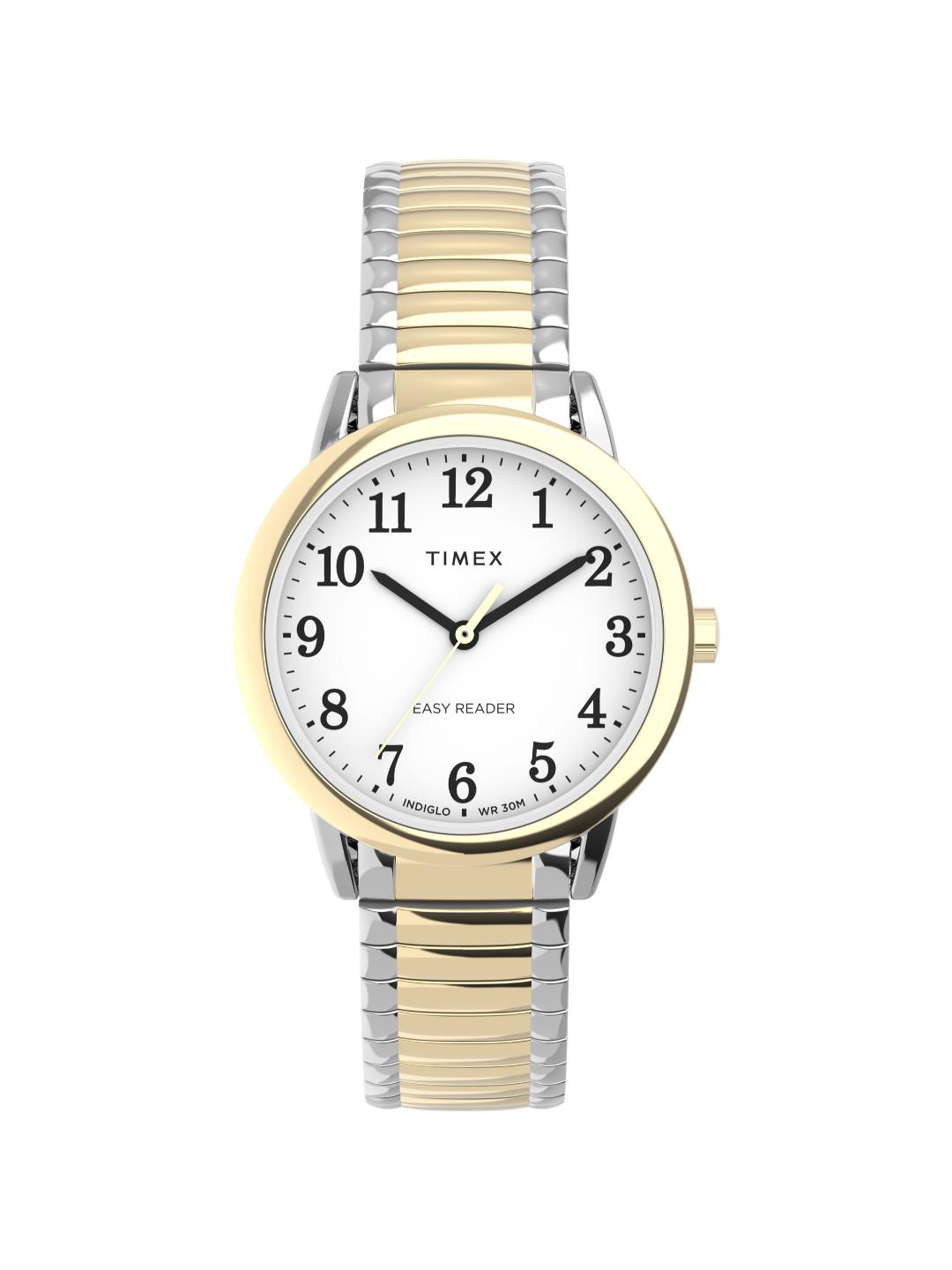 Timex Easy Reader 30 mm White Dial Women Analog Watch TW2V94800
