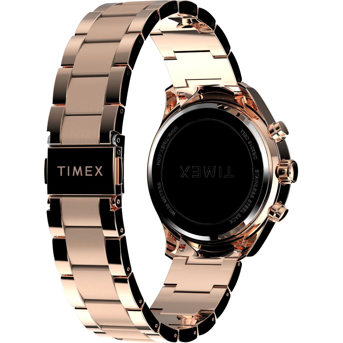 Timex TREND 38 mm Size Black Dial Women Chronograph Watch TW2W20100