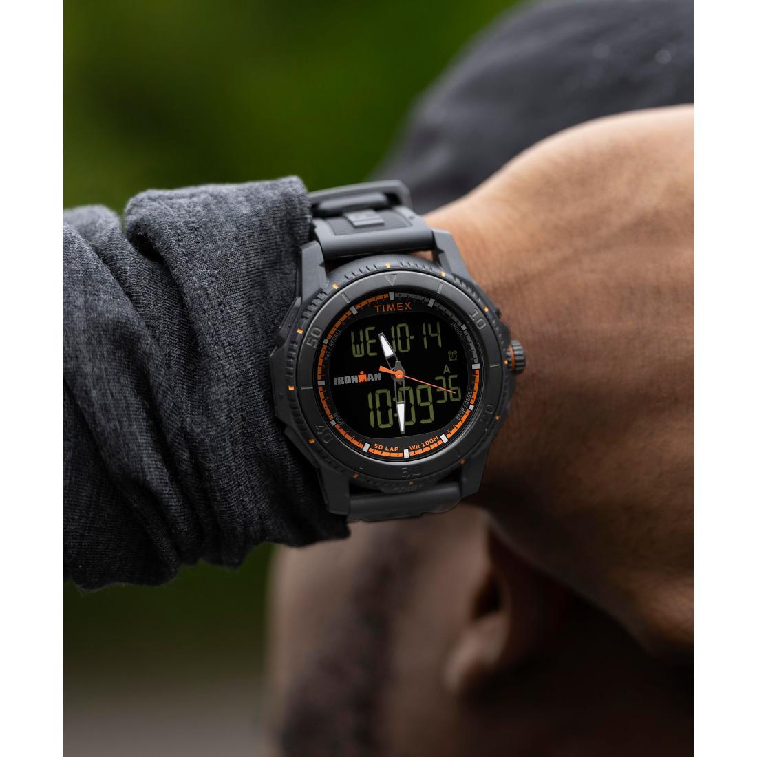 Timex Ironman Main Line 46 mm Black Dial Men Ana+Digi Watch- TW2W53600