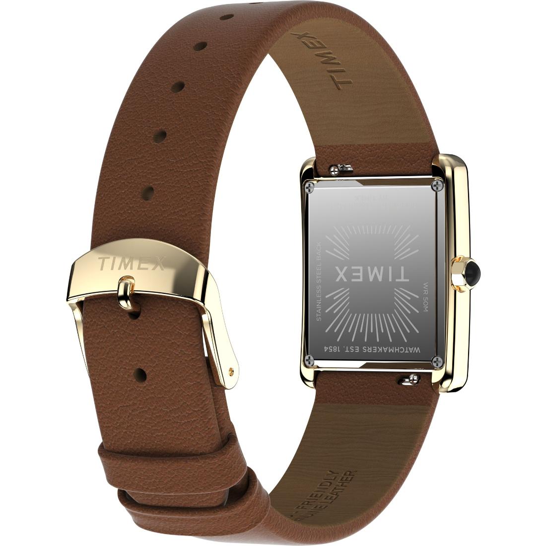 Timex Trend 24 mm Gold Tone Dial Women Analog Watch TW2W63900