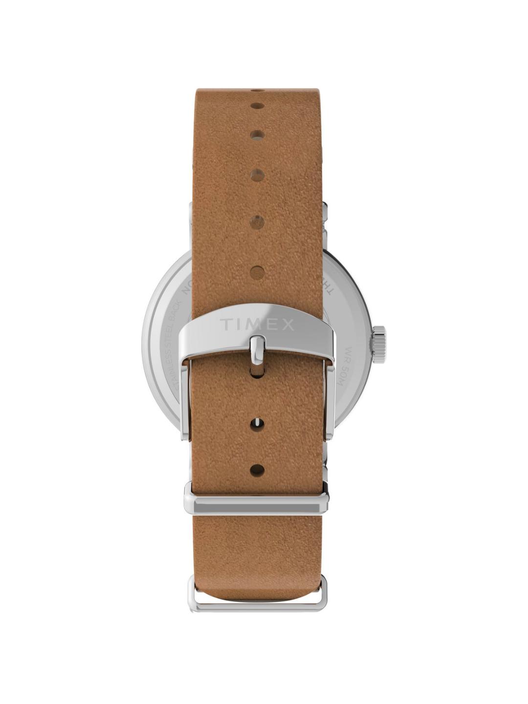 Timex Weekender Main Line 37 mm White Dial Unisex Analog Watch TW2W86500