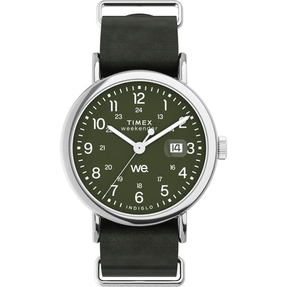 TIMEX Weekender Main Line 40 mm Green Dial Analog Men Watch - TW2W87000