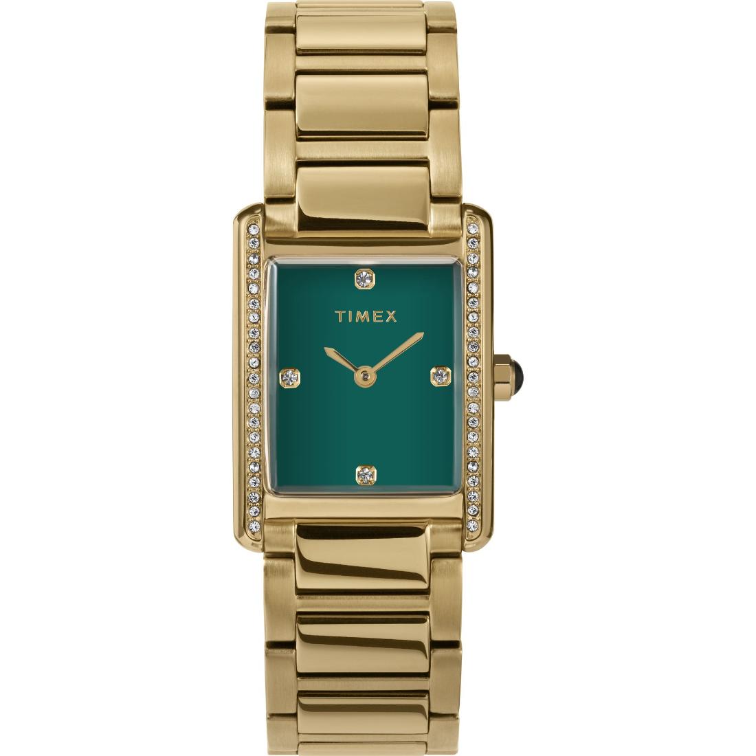 Timex Trend 24 mm Green Dial Women Analog Watch TW2W87500