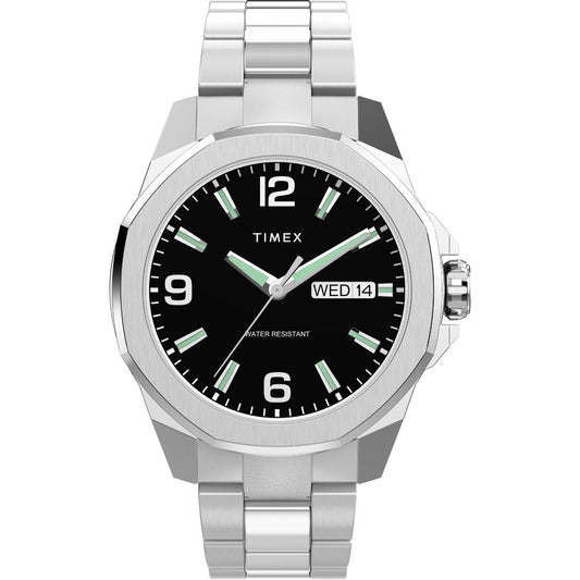 Timex Trend Day & Date 46 mm Black Dial Men Analog Watch- TW2W92700