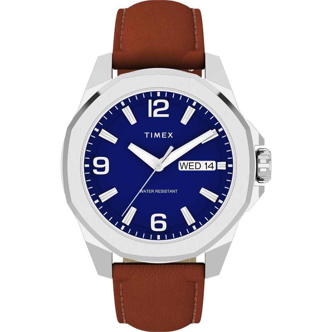 Timex Trend Day & Date 46 mm Blue Dial Men Analog Watch- TW2W92800
