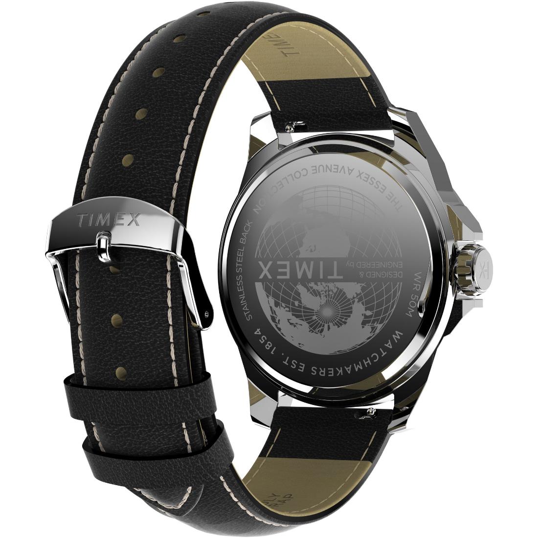 Timex Trend Day & Date 46 mm Black dial Men Analog Watch- TW2W92900
