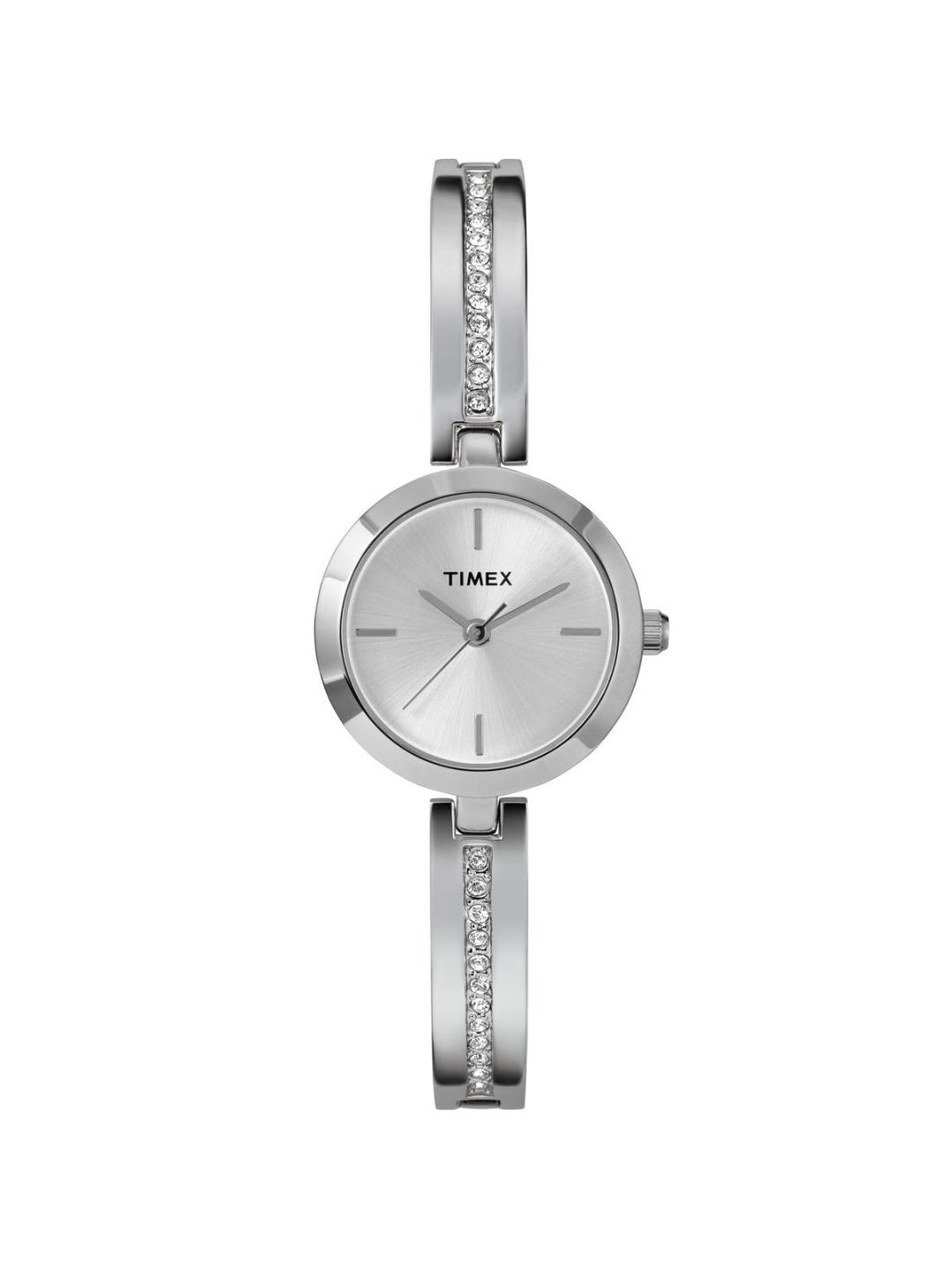 Timex Main Street Women 25 mm Silver Dial Analog Watch TW2W96100