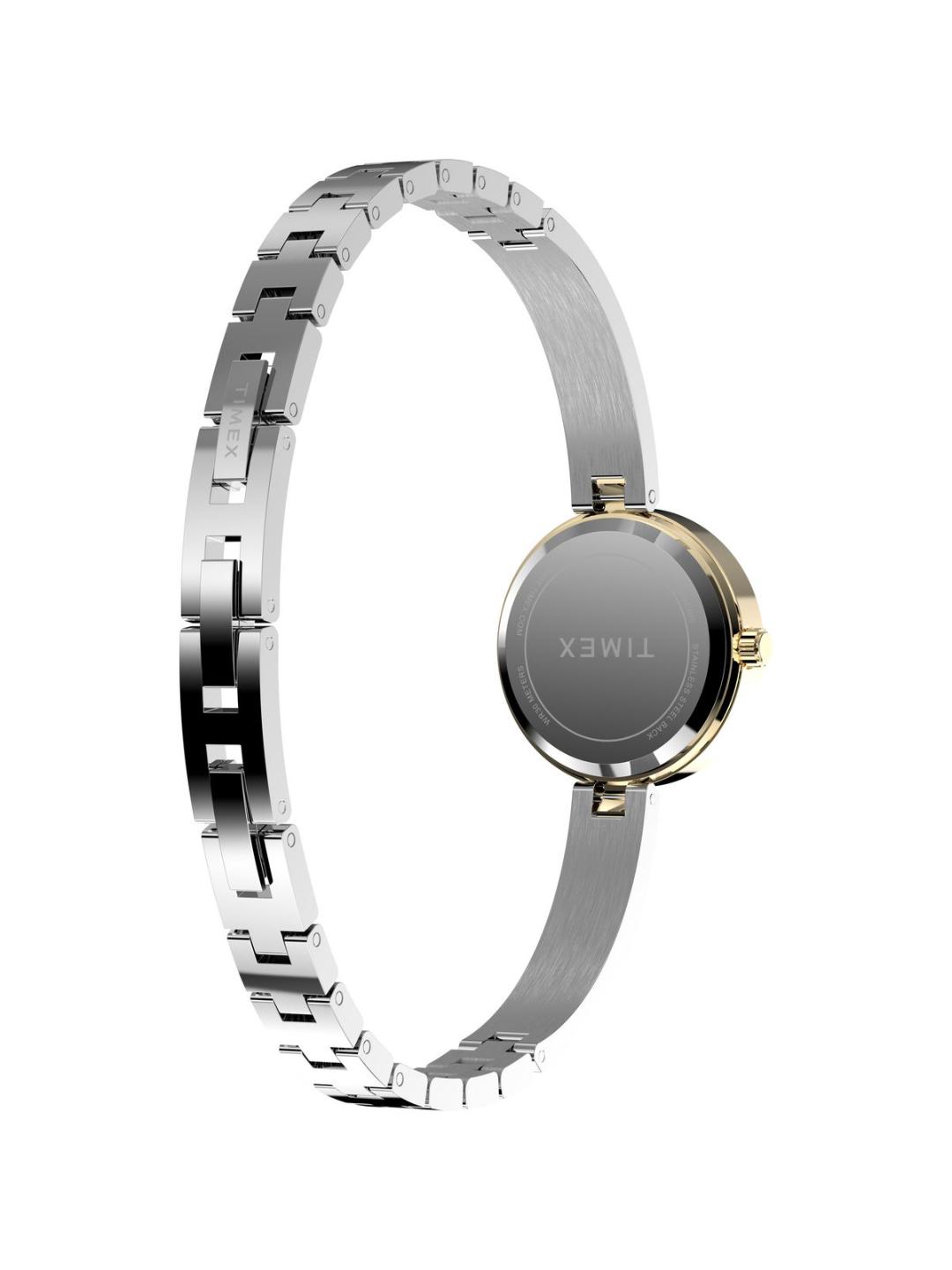 TIMEX Main Street Round 25mm Silver Dial Analog Women Watch TW2W96200E6