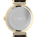 Timex Main Street 31 mm Reversible Leather Strap Women Watch TW2W96400