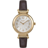 Timex Main Street 31 mm Reversible Leather Strap Women Watch TW2W96400