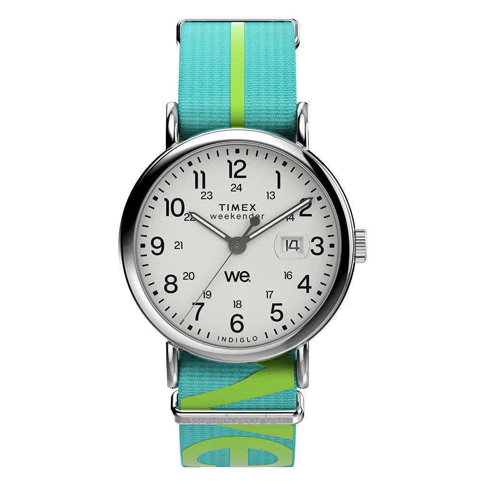 Timex Weekender Round 40mm White Dial Analog Men Watch TW2W99600