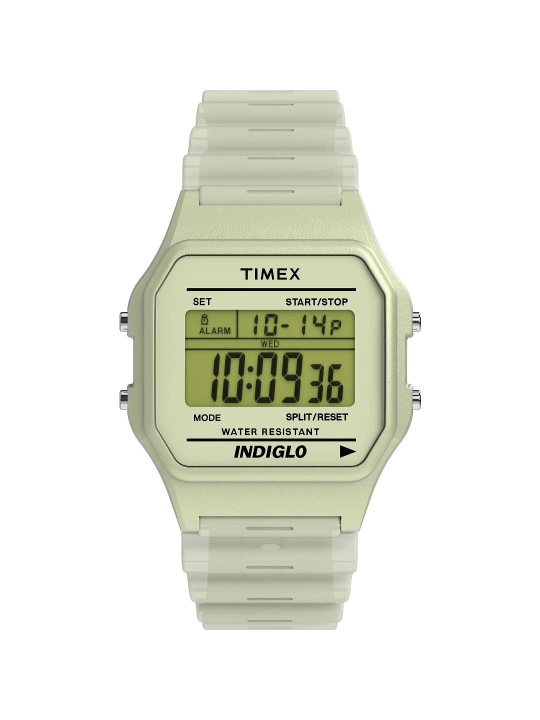 Timex 80 Unisex 34 mm Digital Watch TW2Y02600