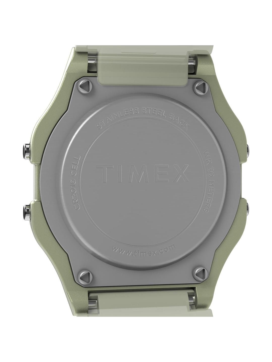 Timex 80 Unisex 34 mm Digital Watch TW2Y02600