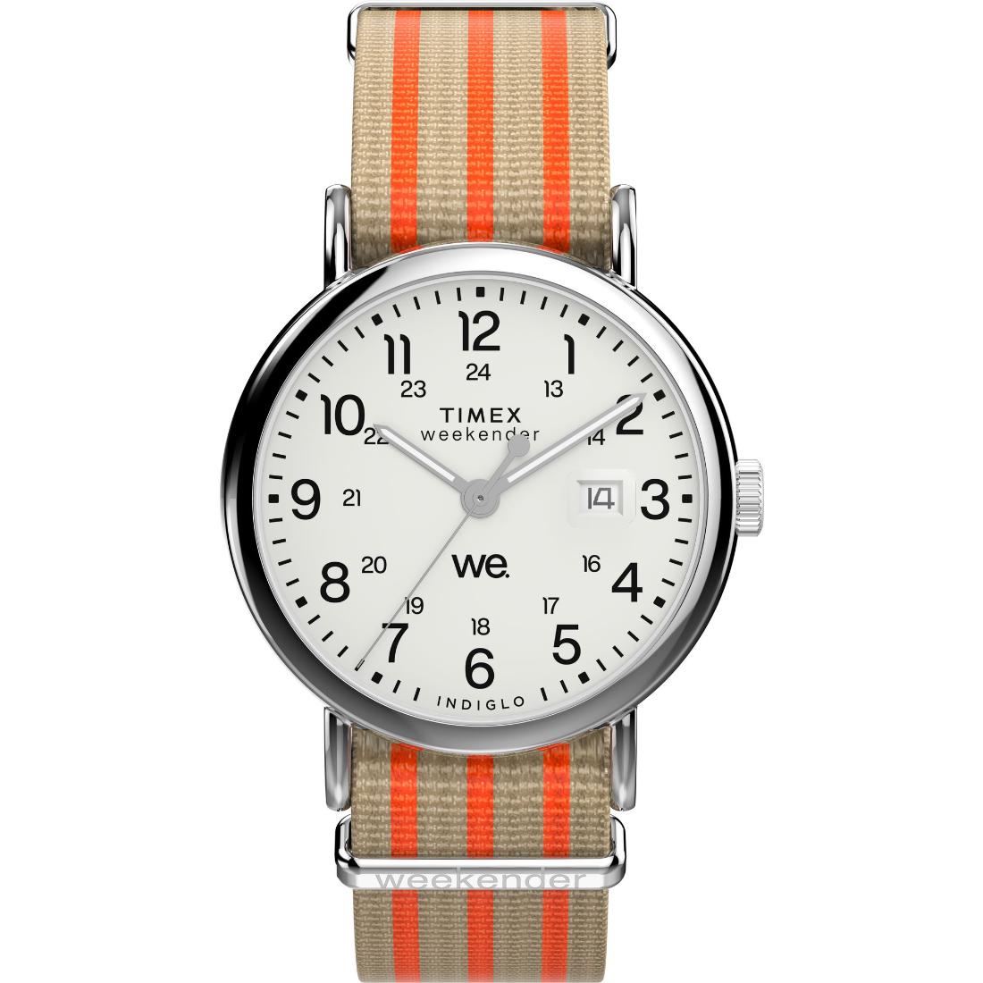 Timex Weekender 40 mm White Dial Men Analog Watch TW2Y08900
