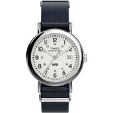 Timex Weekender 37 mm White Dial Unisex Watch TW2Y09000