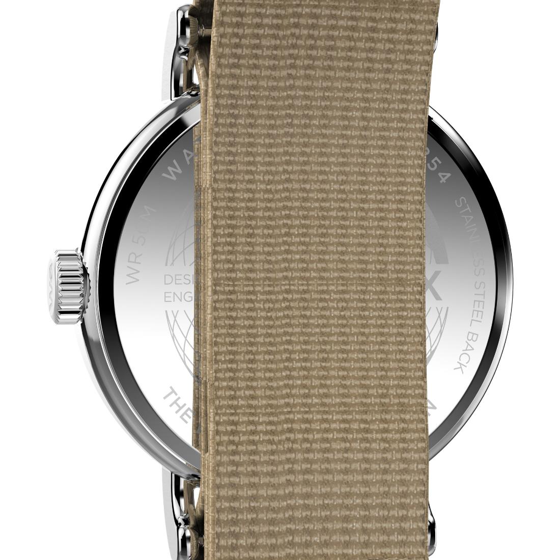 Timex Weekender 37 mm White Dial Men Analog Watch TW2Y09100