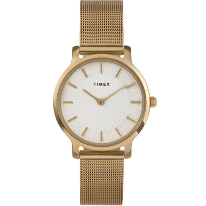 Timex Trend 34 mm Silver Dial Men Analog Watch- TW2Y10300
