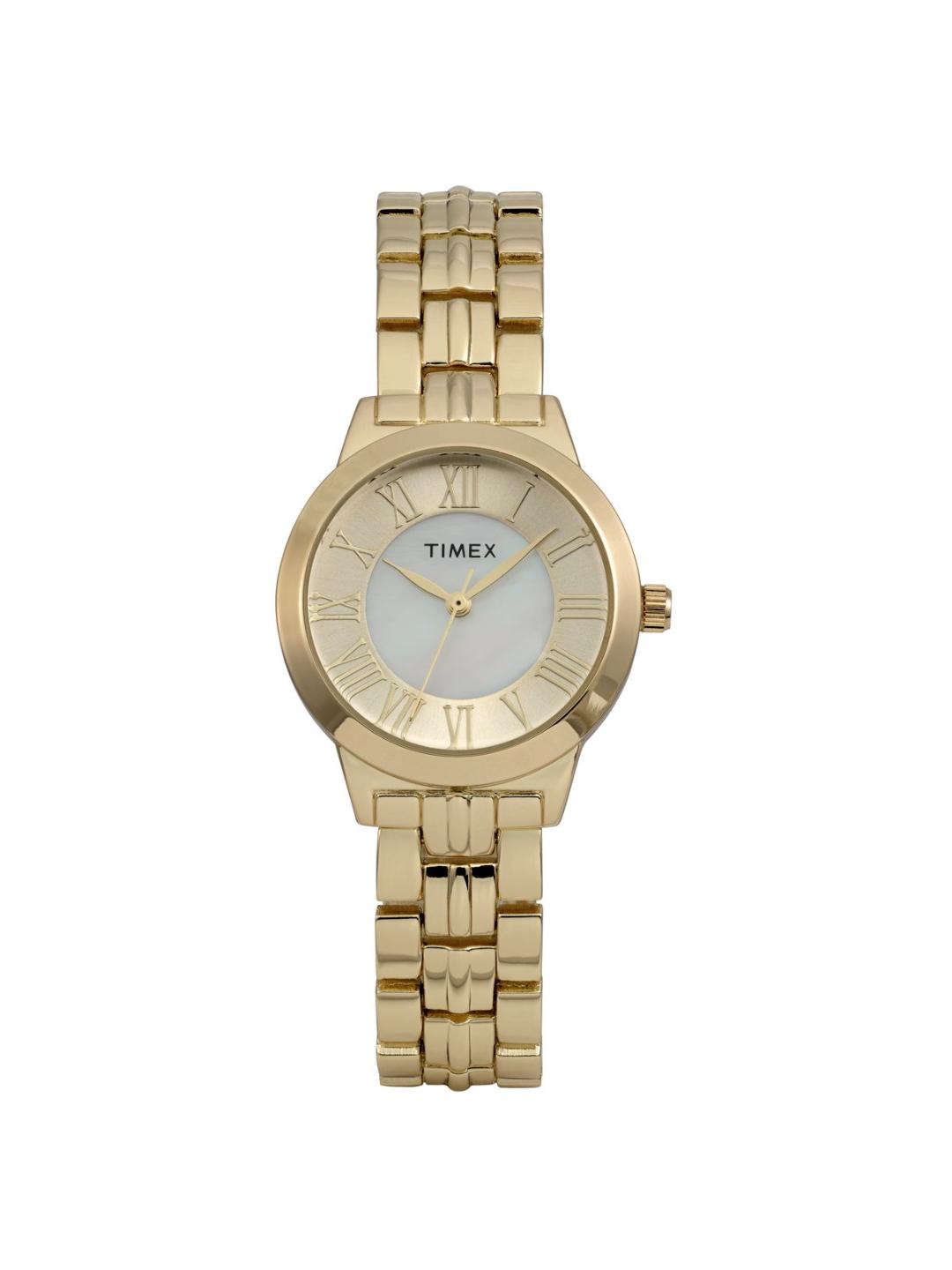 Timex  Main Street Gold-Tone Dial  30 mm Women Watch TW2Y38600