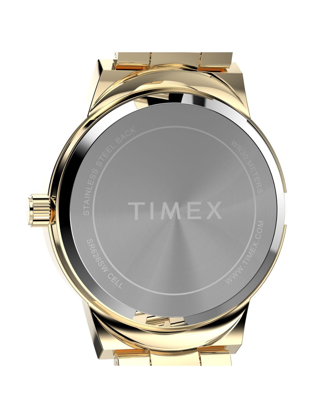 Timex  Main Street Gold-Tone Dial  30 mm Women Watch TW2Y38600