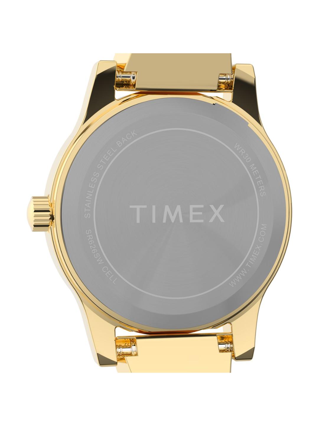Timex  Main Street Gold-Tone Dial 25 mm Women Watch TW2Y39300