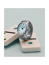 Timex Cavatina Mini 16 mm Blue Dial Women's Ring Watch TW2Y77200